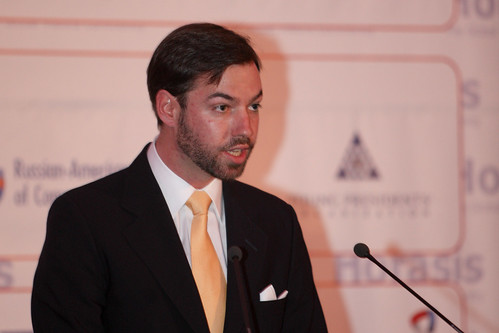 HRH Crown Prince Guillaume of Luxembourg welcoming participants of the 2012 Horasis Global Russia Business Meeting