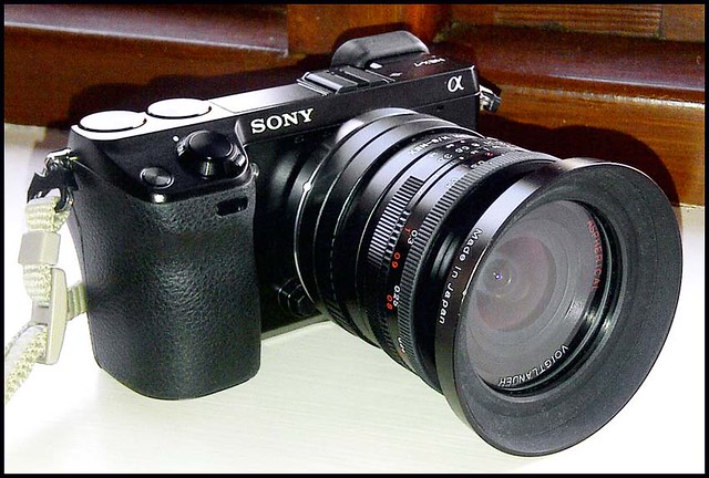 Sony NEX-7 Voigtlander 20mm f/3.5 Nikon mount lens
