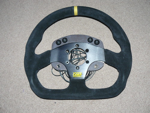 steering wheel with buttons