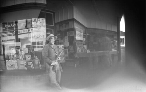 Thomas Jonathan Jeffords at Atalanta's Book Store, Main Street, Bisbee, Az by Crunchy Footsteps