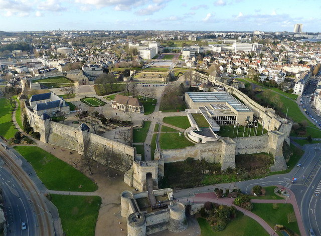 Le château de Caen (Calvados-FR)