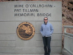 Clare at the Memorial Bridge