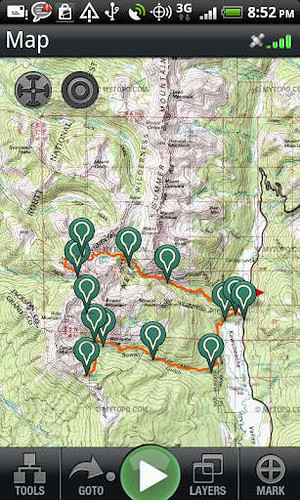 2. Backpacker GPS Trails