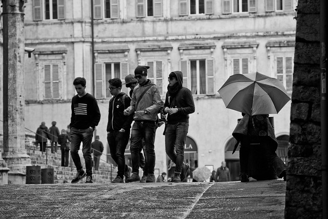 Perugia - People Wandering