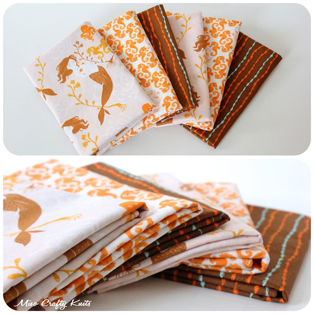 Mendocino Handkerchiefs - Folded Collage