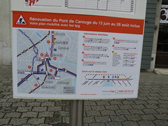 Trams de Genève ( réfection du Pont-de-Carouge) (Genève)