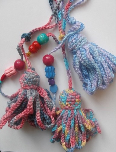Crochet tassels