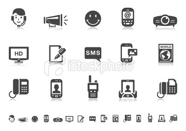 Communication icons set 3 | Pictoria series