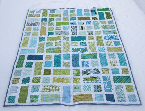 Rectangle cubed quilt
