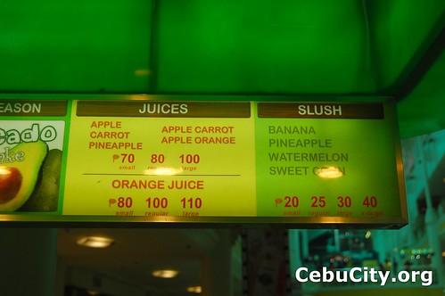 Thirsty Juices Shakes Cebu