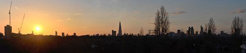 Sunset from Stave Hill - panorama