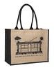 Laminated Jute Supermarket Bag with Contrast Features by Bag People
