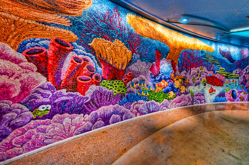 Finding Nemo Mosaic | Disney Dream - Cabanas