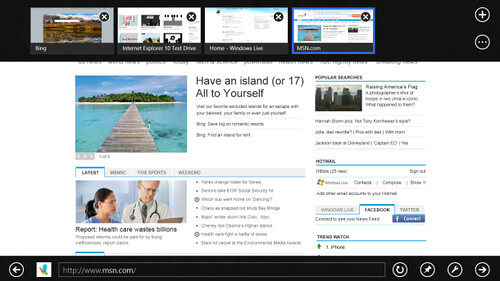 Internet Explorer 10 Beta - Windows 8 Consumer Preview