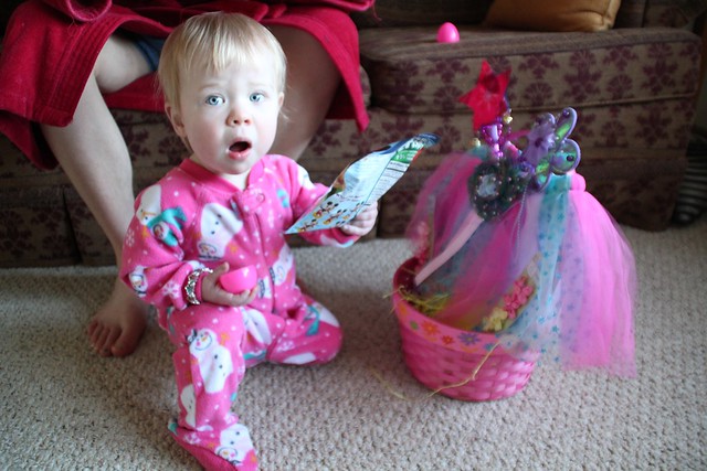 Lucy and her Easter basket