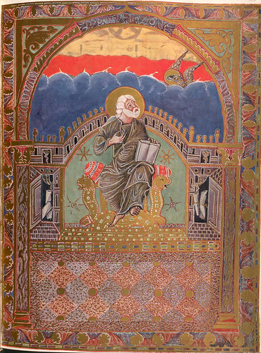 017-Imagen del evangelista Juan-Evangeliar  Codex Aureus - BSB Clm 14000-© Bayerische Staatsbibliothek