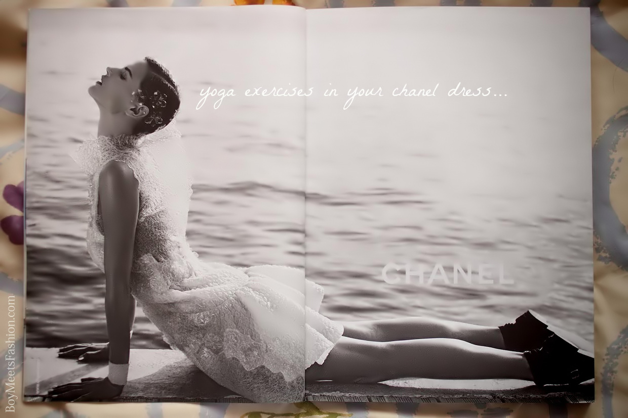 Spring and Summer 2012 CHANEL print ad