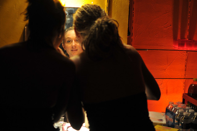 Evry Daily Photo - Concert Ebena - Dans la loge -  Portrait dans le miroir