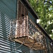 corrugated metal, intricate balconies - La Boca