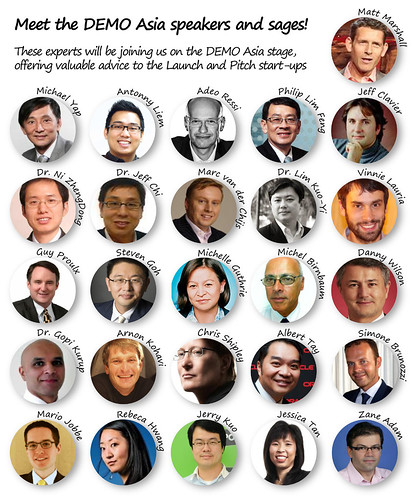 Next week I'll be speaking at DEMO Asia 2012 in Singapore