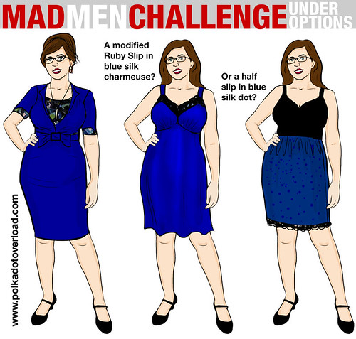 Mad Men Sewing Challenge Sketch 2: Under Options