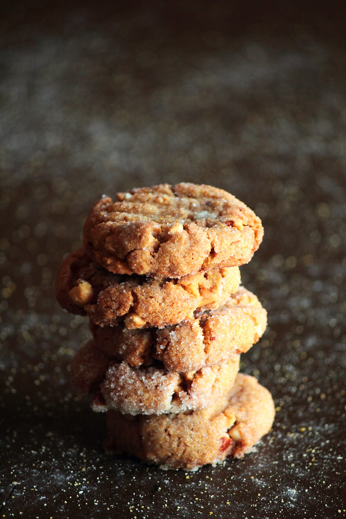 Peanut Butter Cornmeal Cookies