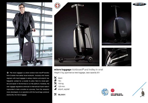 Page 5 from a Micro Luggage Brochure
