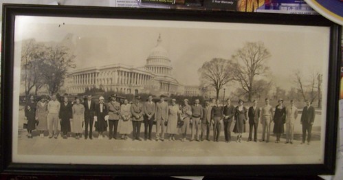 Photograph, class trip to Washington, Clinton High School, 1933