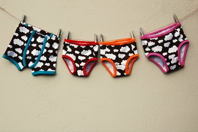 Four pairs for the kids on a line