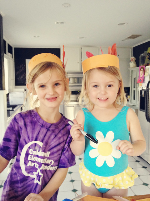 mazzy and sassy making hats