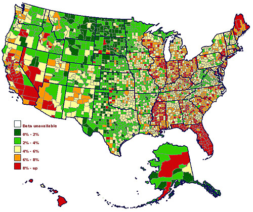 SeriouslyDelinquent Mortgages in the U.S. (December 2010)