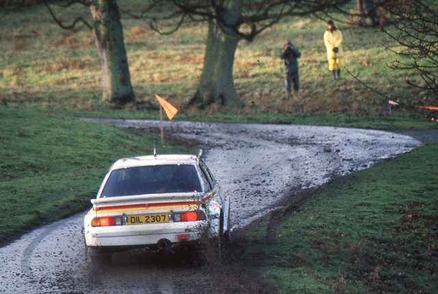 Bertie Fisher in the Opel Manta 400 Photo taken on the Loton Park stage of