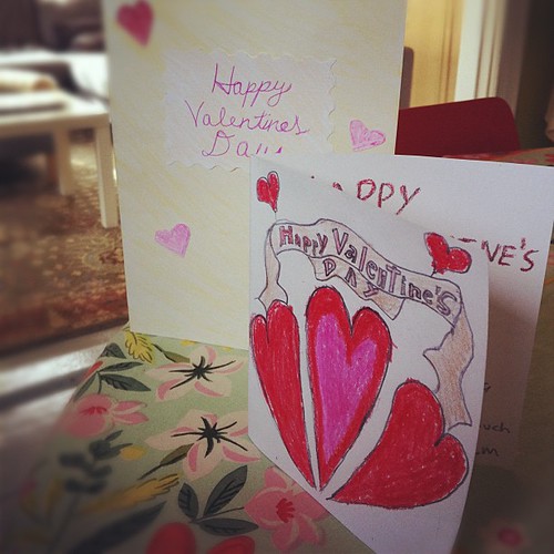 homemade Valentine's from our two children