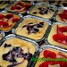 strawberry & blueberry cheese brownies