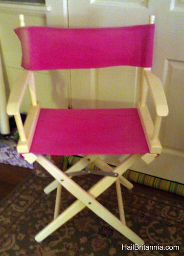 Director chair - before