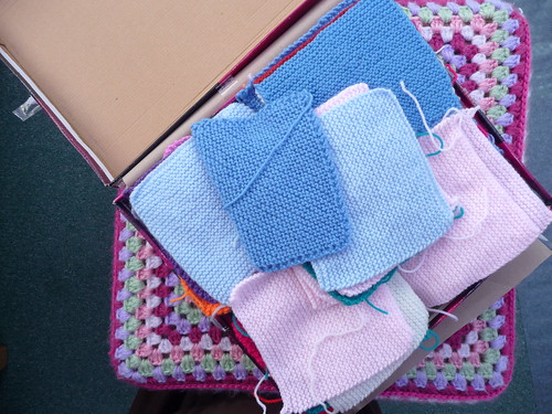 Diana & 'Yate Knitwits' (UK) Your Squares arrived today! Thank you so...much!