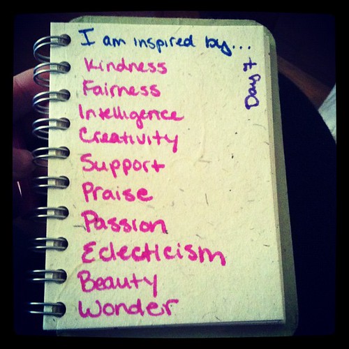 #day7 #30lists I am inspired by...