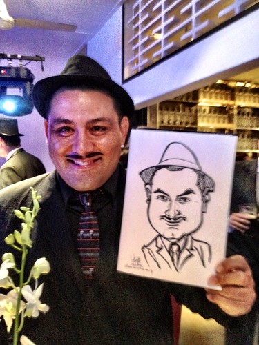 Caricature live sketching for Diageo Singapore Pte Ltd - 3b
