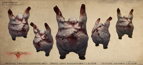 The Grotesque from Diablo III by anthonysrivero