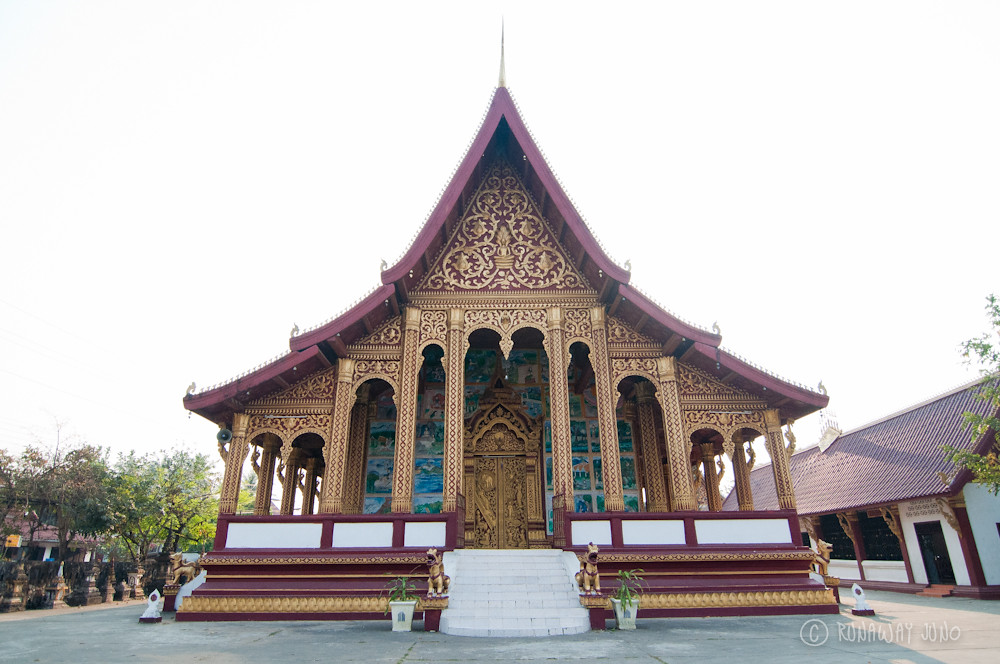 Wat Manorom in Luang Prabang Laos