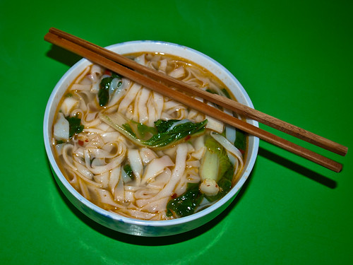 Comida china - sopa de fideos (2)