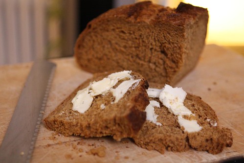Pumpernickel Rye with Butter