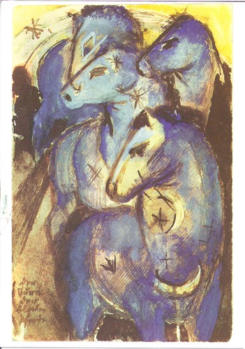 Tower of Blue Horses-Franz Marc