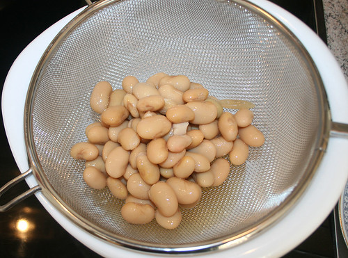 18 - Bohnen abtropfen / drain beans