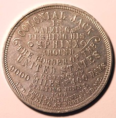 Colonial Jack token Type 2 reverse