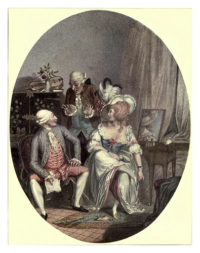 012-El vestidor frances 1789- Cbas. Ansell-Old English colour prints 1909-Charles Holme