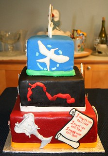 Book Cake - 18th Birthday - right side
