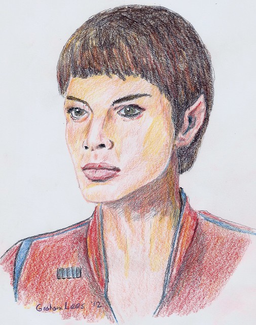 T'Pol from Star Trek Enterprise Jolene Blalock born March 5