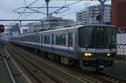 223series(2500s) in Tsurugaoka, Osaka, Osaka, Japan/ Dec 3,2010