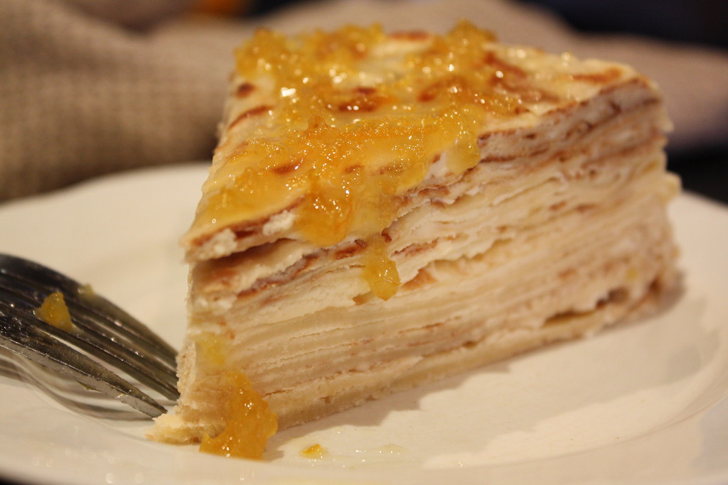 layered crepe cake